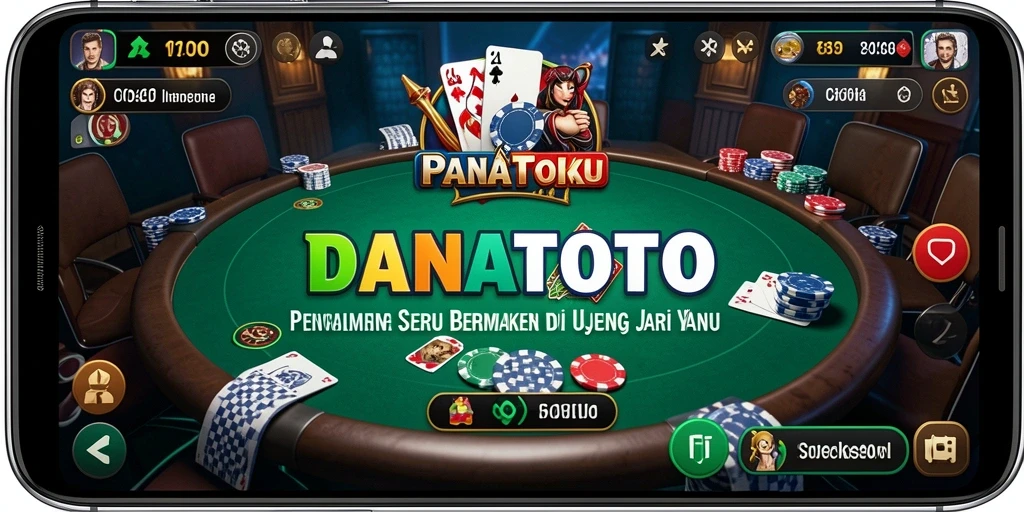 Tangkapan layar menunjukkan gameplay poker yang intense dan seru.