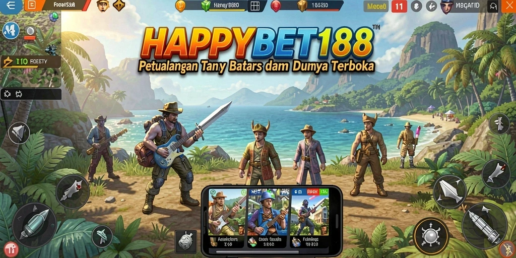 Tampilan permainan <strong>HAPPYBET188</strong> yang menakjubkan dalam dunia terbuka.