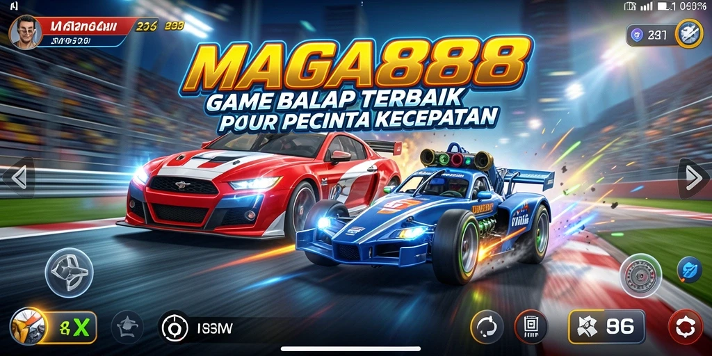Gameplay Racing MAGA888 yang menarik dan mendebarkan.