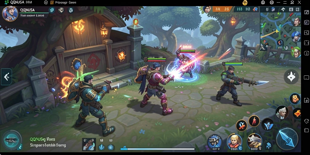Tampilan gameplay QQNUSA yang menegangkan dan strategis.